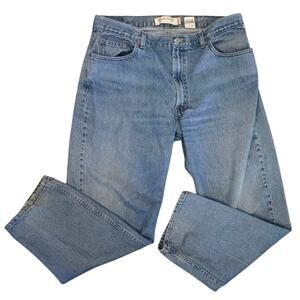 Mens Levis 550 Relaxed Fit Jeans 40 Blue Denim 40x32 Red Tab Straight Leg